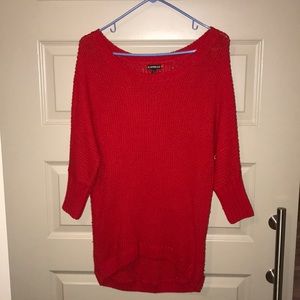 Red express sweater